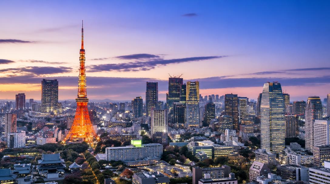 Tokyo at dusk